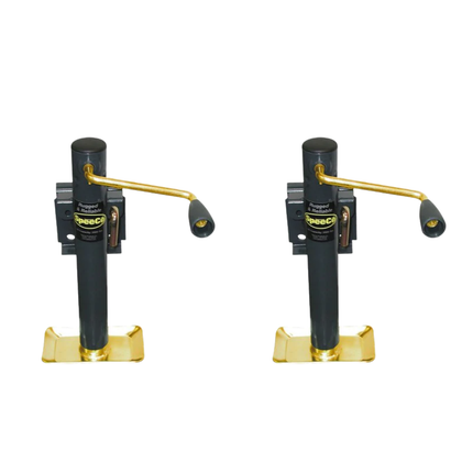 Speeco S100101N0 Genuine OEM Flange (Weld) Mount 5000 lb Side Wind 10 Lift Height Jack