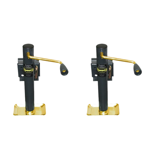 Speeco S100101N0 Genuine OEM Flange (Weld) Mount 5000 lb Side Wind 10 Lift Height Jack