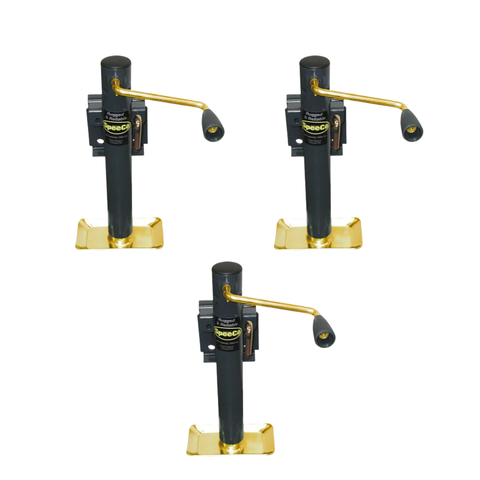 Speeco S100101N0 Genuine OEM Flange (Weld) Mount 5000 lb Side Wind 10 Lift Height Jack