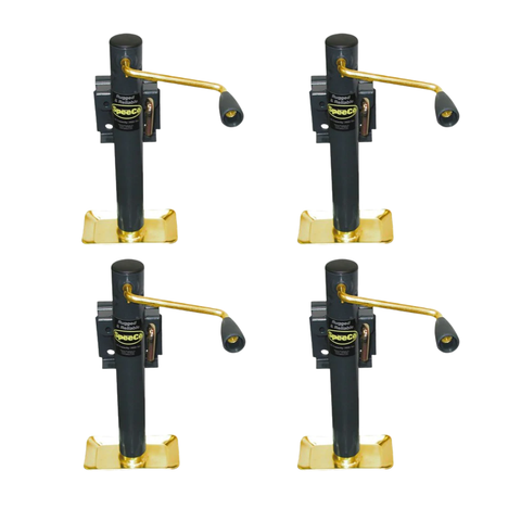 Speeco S100101N0 Genuine OEM Flange (Weld) Mount 5000 lb Side Wind 10 Lift Height Jack