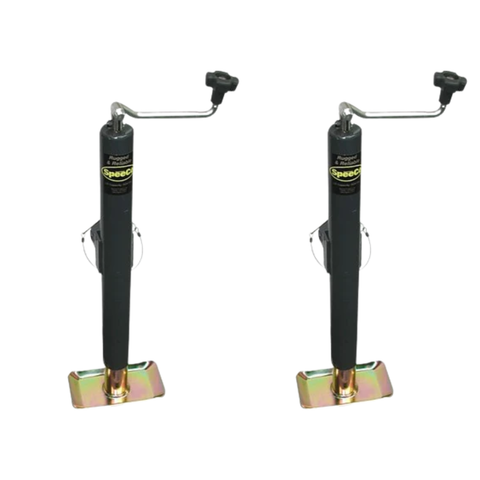 Speeco S100102N0 Genuine OEM 5000 lb Tubular Mount Top Wind 10 Lift Height Jack