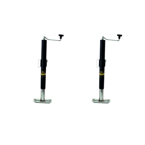 Speeco S10030400 Genuine OEM 2000lb Tubular Mount Top Wind Jack with 15 Lift Hght