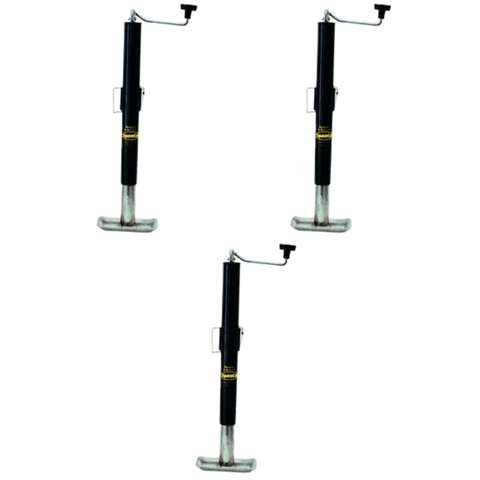 Speeco S10030400 Genuine OEM 2000lb Tubular Mount Top Wind Jack with 15 Lift Hght