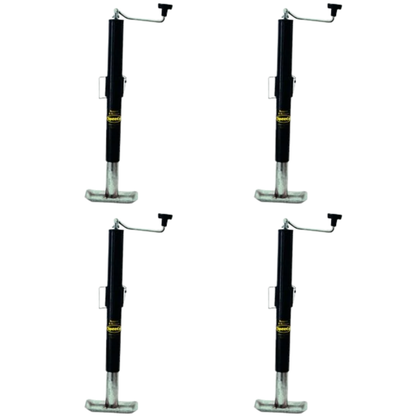 Speeco S10030400 Genuine OEM 2000lb Tubular Mount Top Wind Jack with 15 Lift Hght