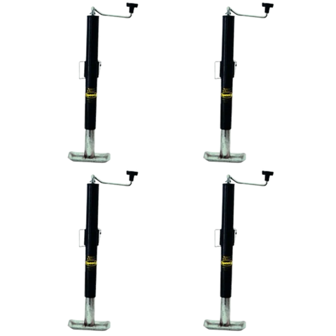 Speeco S10030400 Genuine OEM 2000lb Tubular Mount Top Wind Jack with 15 Lift Hght