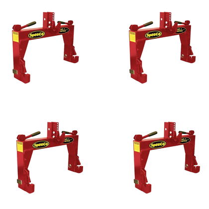 Speeco S14116010 Genuine OEM 3-Point Red Tractor Quick Hitch - Category 1 2000 lb
