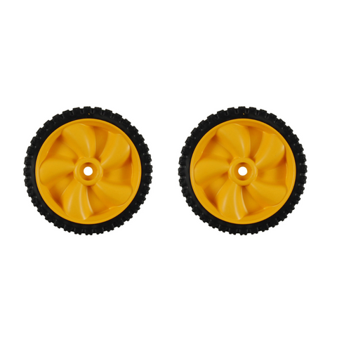 MTD 634-04100A Genuine OEM Wheel Assembly, 8 x 1.8 - Yellow