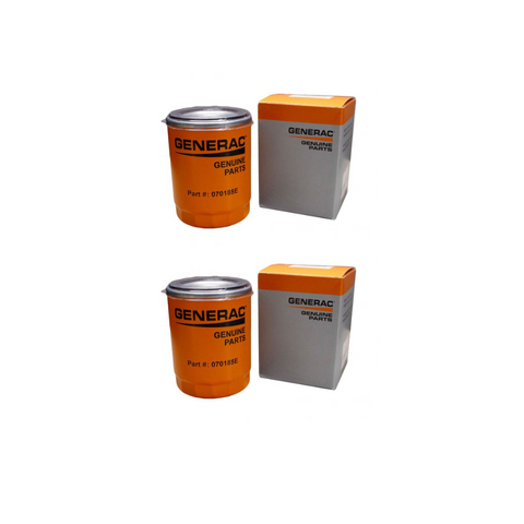 Generac 070185ES Genuine OEM 90mm Oil Filter 30% longer 30% more capacity 070185E