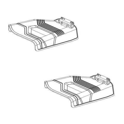 Homelite 997060001 Genuine OEM Replacement Side Discharge Chute for 42" Deck