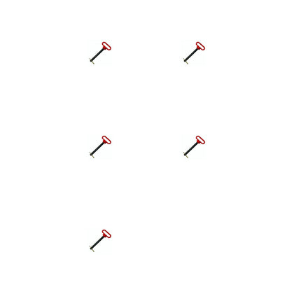 5 Pack   speeco s70059500 speeco red head hitch pin 2 x 8 1 2 s70059500 genuine oem