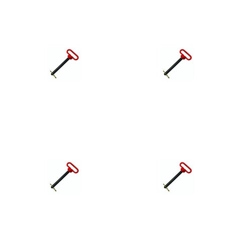 4 Pack   speeco s70059000 speeco red head hitch pin 1 3 4" x 8 1 2" genuine oem