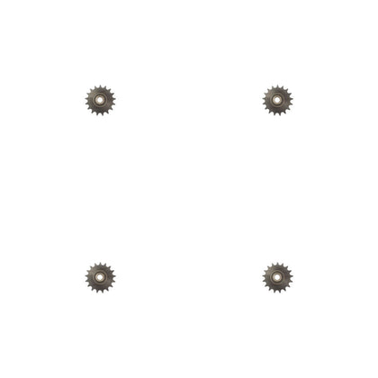 4 Pack   speeco s80551500 speeco idler sprocket 5 8 for chain size 50 genuine oem