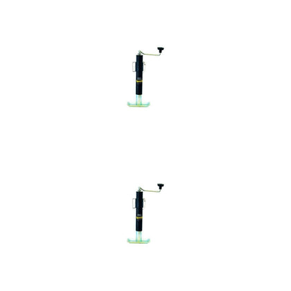 2 Pack   speeco s10030200 speeco 2000lb 10 lift height tubular mount top wind jack genuine oem