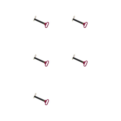 5 Pack   speeco s70055300 speeco red head hitch pin 1 x 12 genuine oem