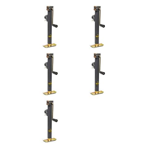 5 Pack   speeco s100204n0 speeco tubular mount side wind jack with 15 lift height genuine oem