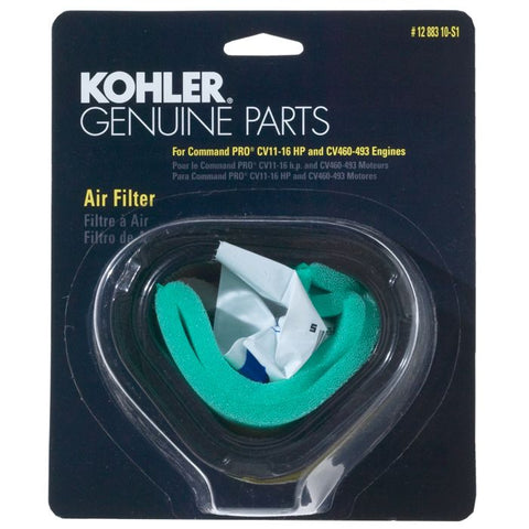 Kohler Part Number 12 883 10-S1 Genuine OEM Air Filter Kit