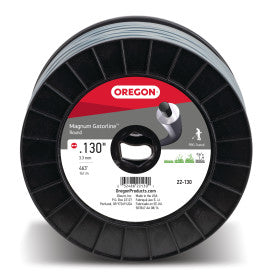 Oregon 22-130 Magnum Gatorline Round Trimmer Line .130" by 459'