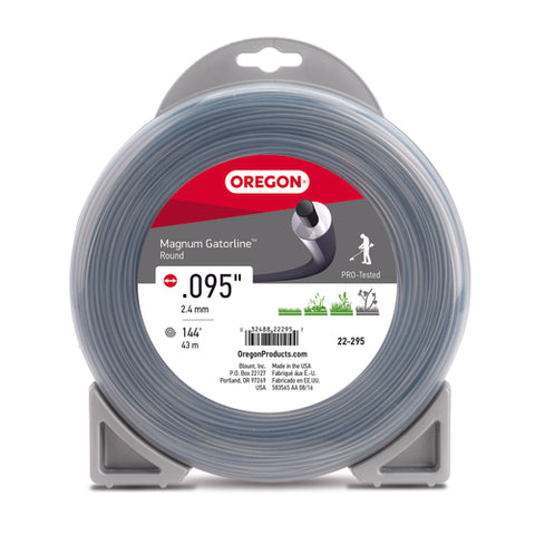 Oregon 22-295 Magnum Gatorline Round Trimmer Line, .095" by 144'