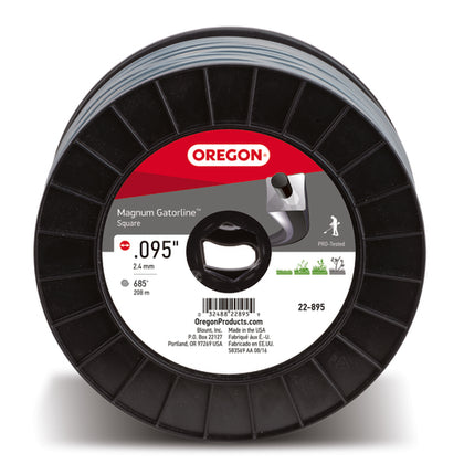 Oregon 22-895 Magnum Gatorline Square Trimmer .095" x 685'