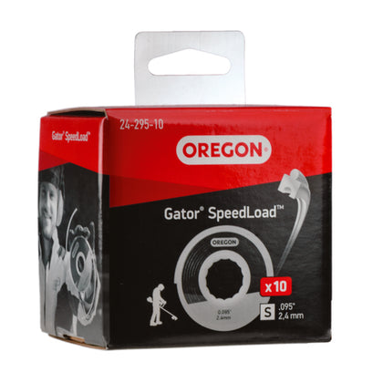 Oregon 24-295-10 OEM Gator Speedload Trimmer Line .095" 10PK