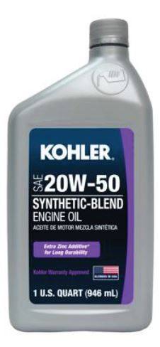 Kohler Part Number 25 357 67-S Genuine OEM Case 20W50 Synthetic Blend - 12 Quarts