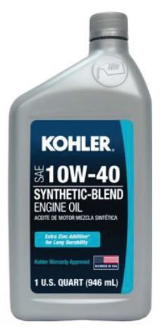 Kohler Part Number 25 357 70-S Genuine OEM Case 10W40 Synthetic Blend Engine Oil