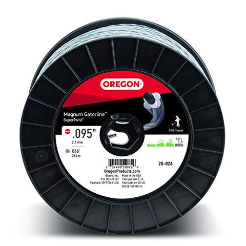 Oregon 20-026 GATORLINE MAGNUM SUPERTWIST .095 3LB SPOOL 867 FEET