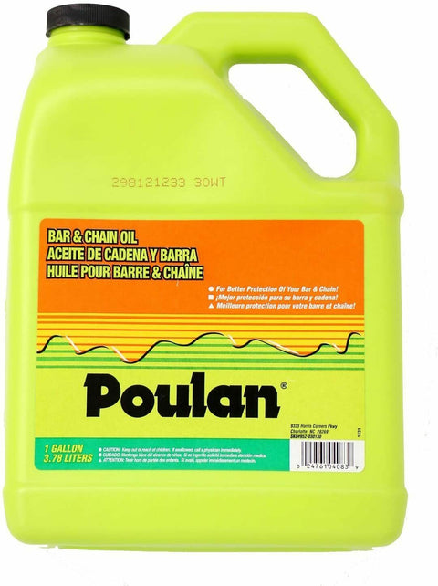 Poulan 952030130 Bar and Chain Oil, 1-Gallon