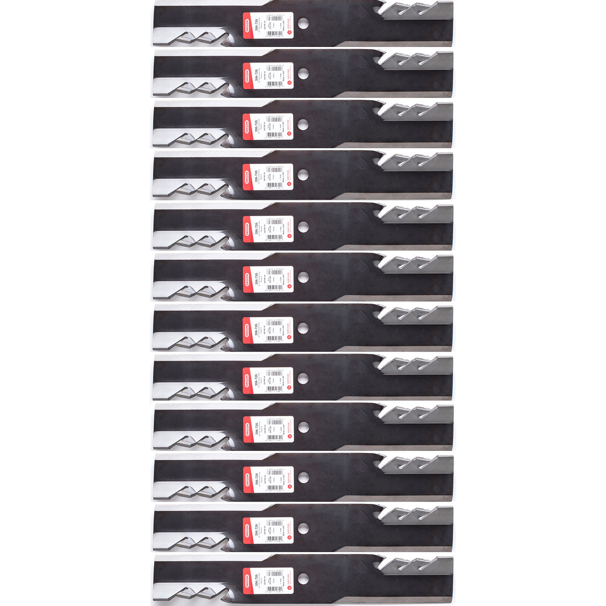 Confezione 3 lame per trincia Oregon 396-726 G6 Gator per Exmark