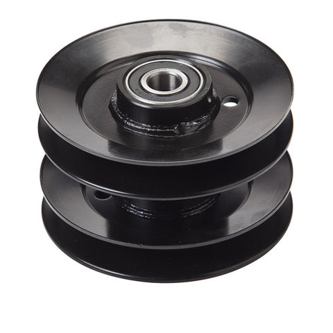 Oregon 44-103 Double Pulley Assembly with Bearings replaces MTD 756-1202