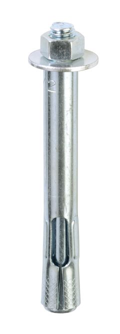 ITW Brands 50123 Sleeve Anchor 1/4x2-1/4 Flat-Head Threshold sgl ct
