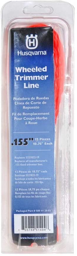 Husqvarna 580412601 Genuine OEM Twisted Trim Line 155"X18.75"