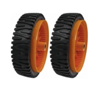 2PK Husqvarna 581009201 Genuine OEM Lawn Mower Wheel 8x1-3/4" Repl 581009205