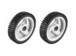 2PK Husqvarna 583733801 Genuine OEM Lawnmower Wheel 8x1.75