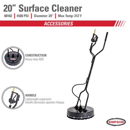 Simpson 80182 Genuine OEM 20 inch Industrial Surface Cleaner