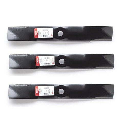 3PK Oregon 90-348 Mower Blades for 48" John Deere M127673 M127500 M145476