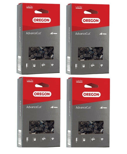 4PK Oregon 90PX040G AdvanceCut Saw Chain 10" Chain 3/8" for 61PMM340E .43" 40 DL