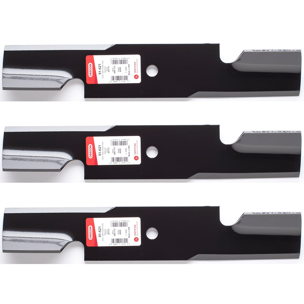 10-Pack Oregon Gator Mulching Blades For Wright 32 Stander – Replaces 71440002