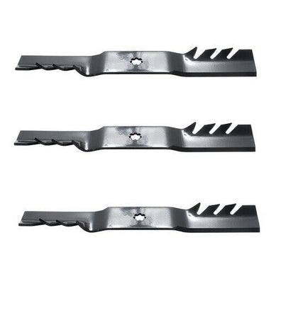 3PK Oregon 92-616 Gator G3 Blade 17" replaces John Deere AM137757 AM137758