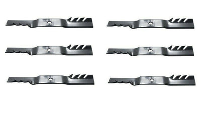 6PK Oregon 92-616 Gator G3 Blade 17" replaces John Deere AM137757 AM137758