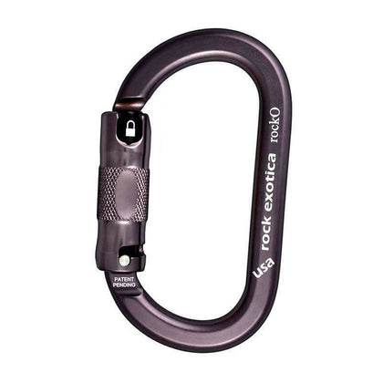 C3A - Plum rockO Aluminum Carabiner - Rock Exotica