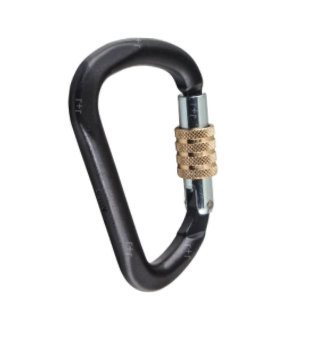 Rescue Carabiner Carbon Steel Triple Lock KNG411