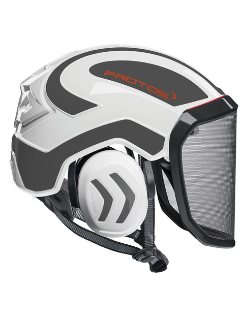 PROTOS-WG - Protos Integral Helmet – White/Grey - Pfanner