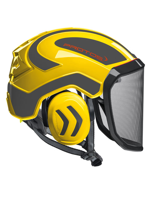 PROTOS-YB - Protos Integral Helmet – Yellow/Black - Pfanner