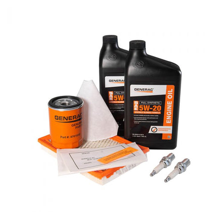 Generac 0J93210SSM Maintenance Kit Proprietary 5W-20 Synthetic Oil 11kW Air-Cool