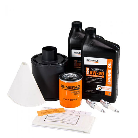 Generac Maintenance Kit A0002075473 with Proprietary 5W-20 Synthetic Oil for 10kW Air-Cooled Generators