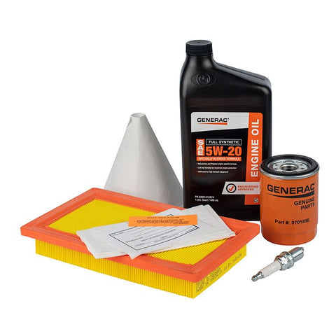 Generac Maintenance Kit Proprietary 5W-20 Synthetic EcoGen 15kW Air-Cooled 6829