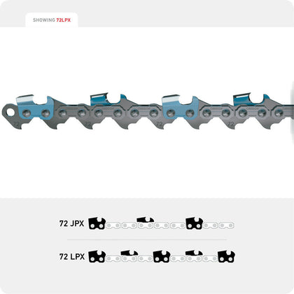 Oregon 72JPX084G 6PK 24"  Full Skip Chain 3/8" .050" 84 DL for 33RSF 84, H46S 84